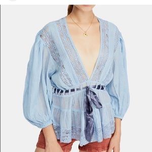 Free People Favorite Romance Lace Blouse